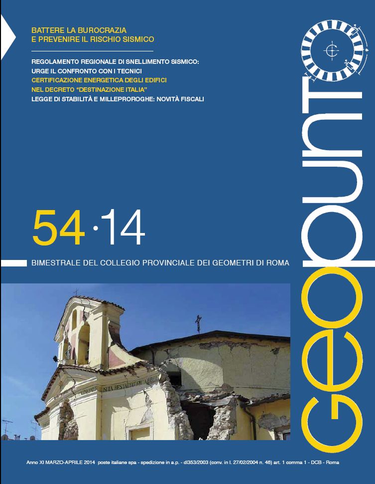 Rivista GeoPunto numero 54/2015