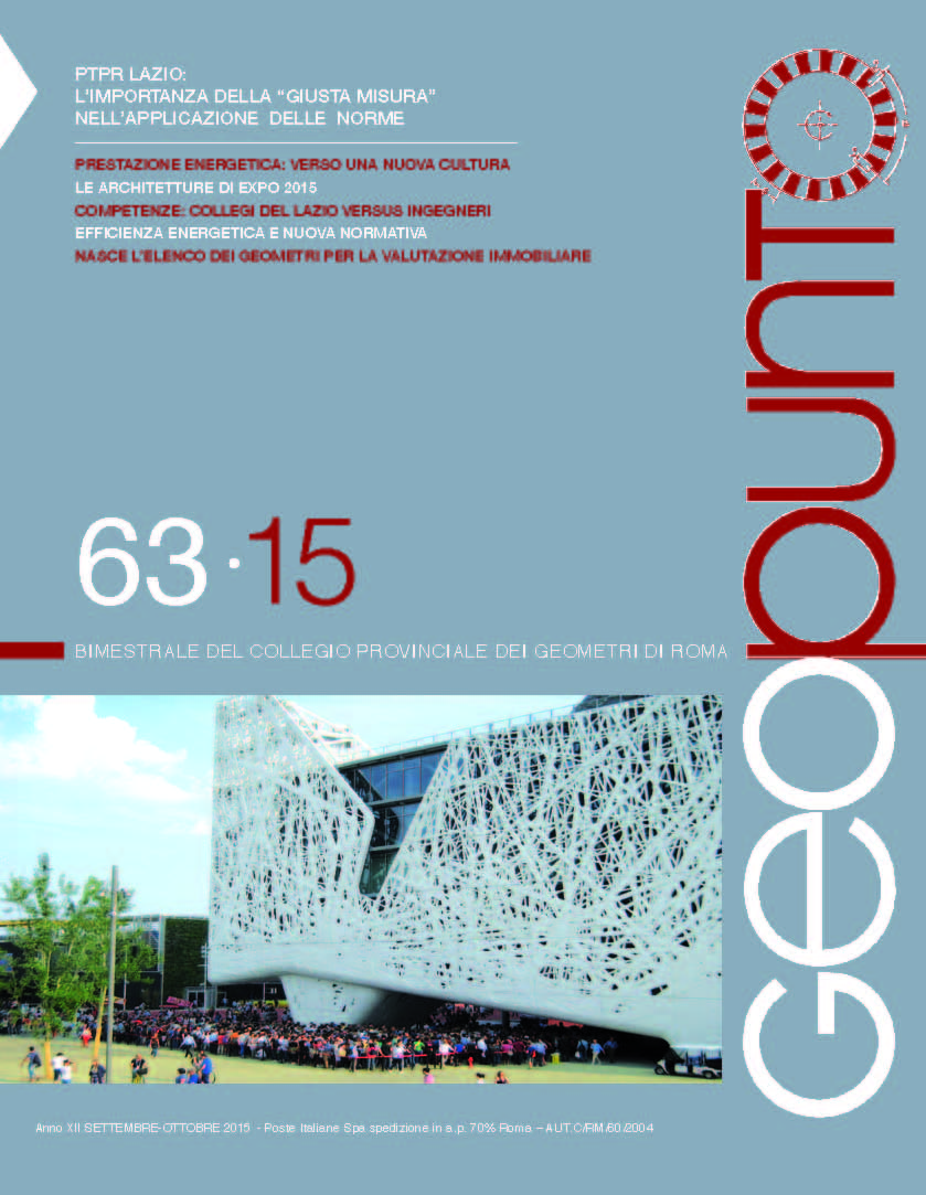 Rivista GeoPunto numero 63/2015