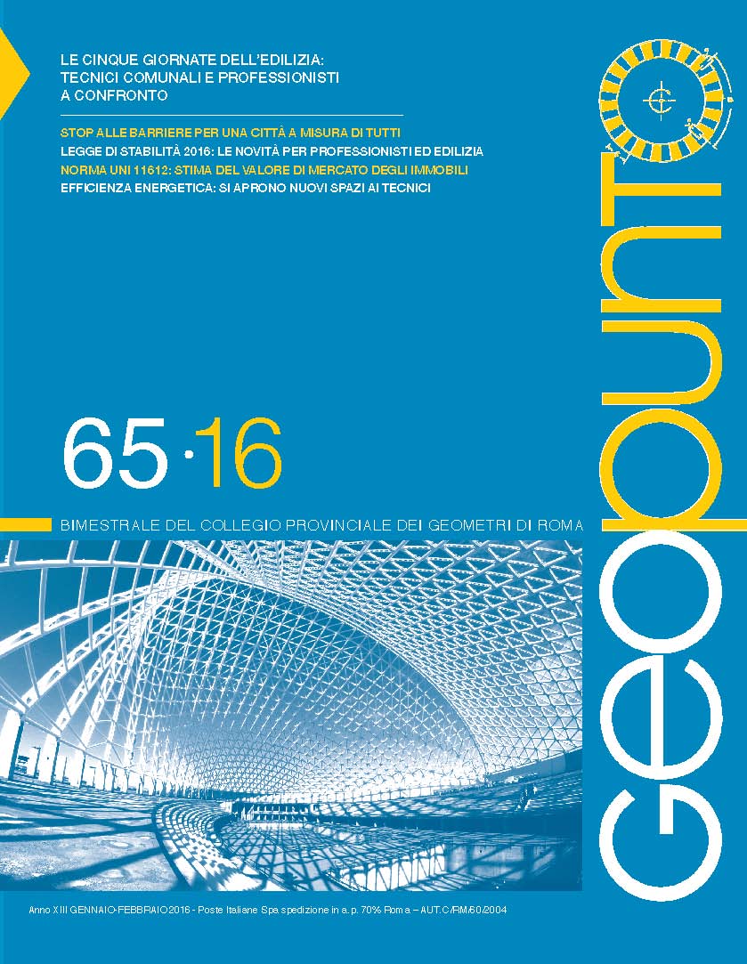 Rivista GeoPunto numero 65/2016