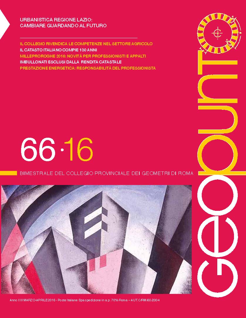 Rivista GeoPunto numero 66/2016